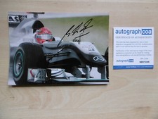 Michael Schumacher "Mercedes" autograph signed 13x18 cm picture ACOA