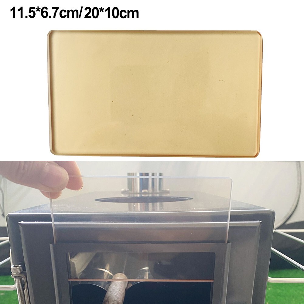 New Practical Stove Door Glass Wood Stove Replacement 100g/200g 2 Size |  eBay