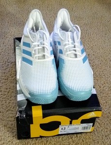 Adidas Masculino Solecourt Boost X Confabular Tenis Bebe Azul Branco Tamanho 12 Ebay