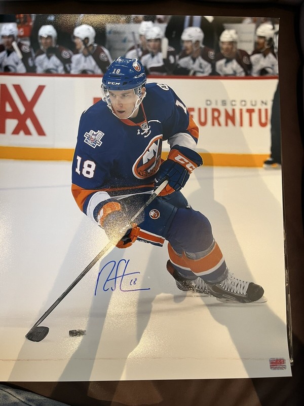 New York Islanders Ryan Strome Signed 16x20 Photo COA Autographed Stick Puck NHL