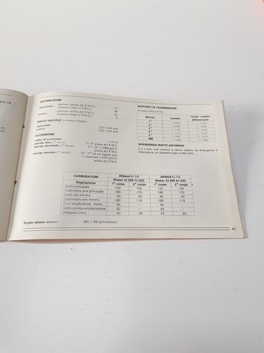 Manuale uso e manutenzione Alfa Romeo AlfaSud TI 1.3 / 1.5 nuovo originale 1978 - Foto 19 di 24
