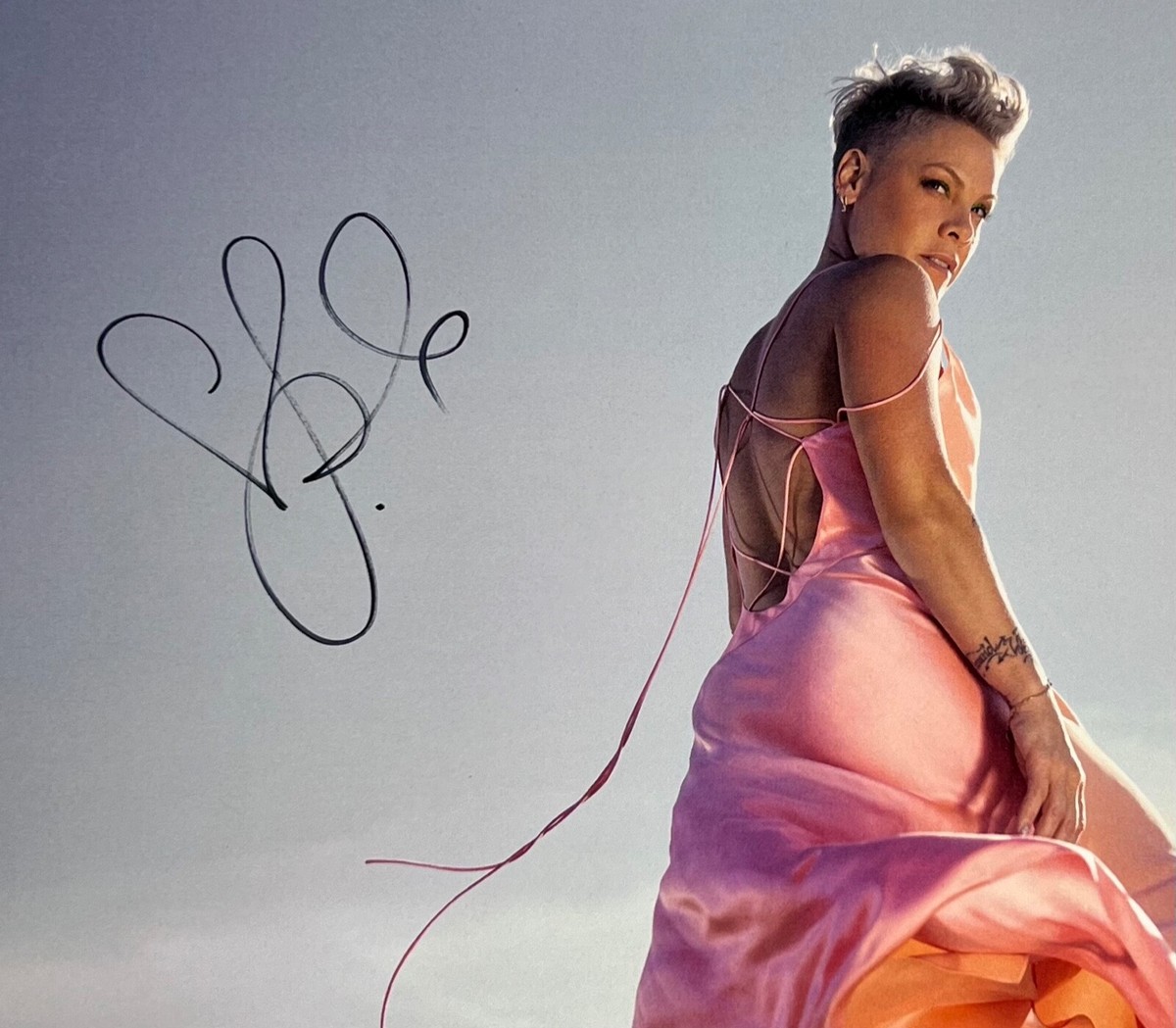 P!NK JSA Signed Autograph Poster 11 x 17 PINK | eBay