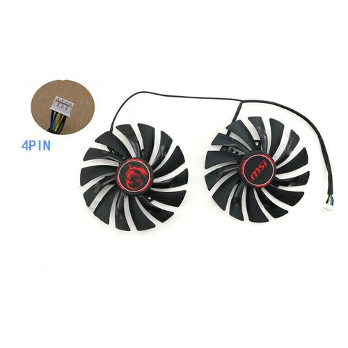 Graphics Card Cooling Fan Cooler Fan for MSI GTX950 960 970 980 980ti GAMING - Picture 8 of 10