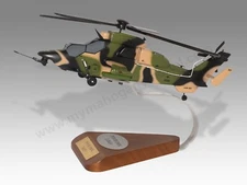 Airbus Eurocopter EC-665 Tiger Australian Army Desk Wood Helicopter Small 1/48