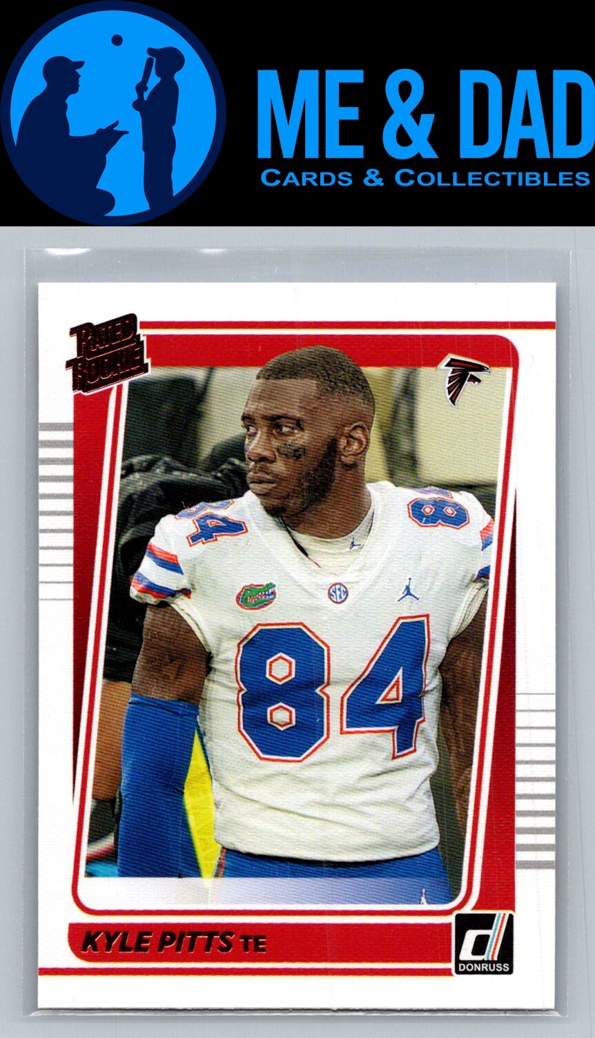 2021 Donruss #260 Kyle Pitts Rated Rookies Portrait