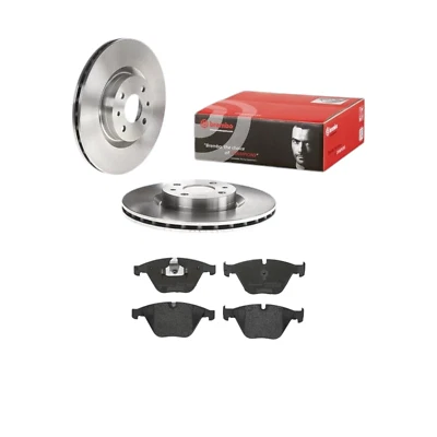 BREMBO Set Freins Avant Appropriés pour BMW 5 (E60-E61) - 6 Disques + Plaquettes - Photo 1/4
