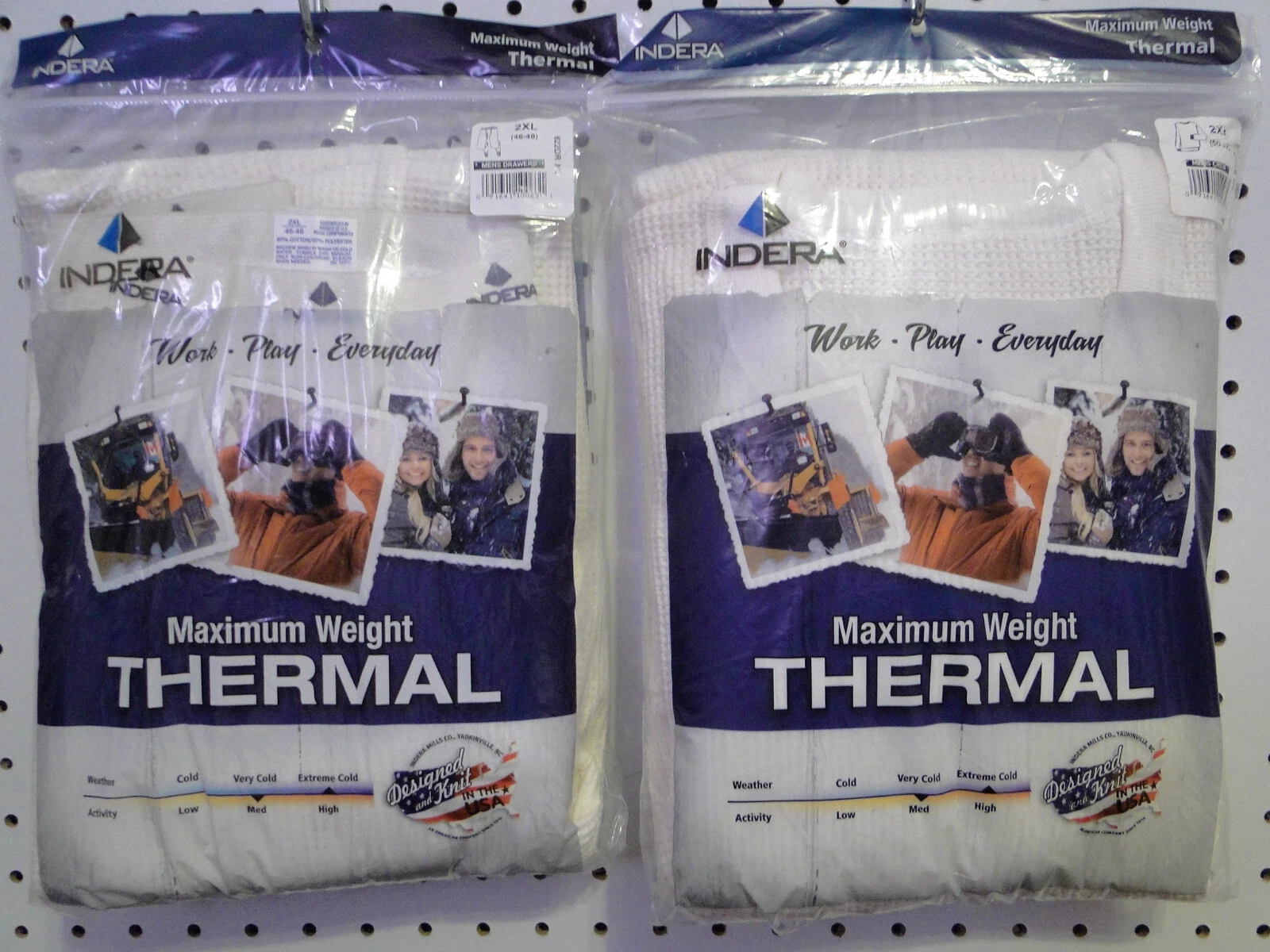Men's Indera Mills 2X Maximum Weight Thermal Underwear Set