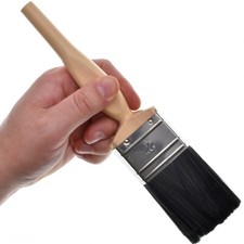 Image of 2" Wooden Handle DECORATING PAINT BRUSH 50mm Wide Single Wall Small Slim Narrow