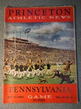 1952 Princeton vs. Penn football game program