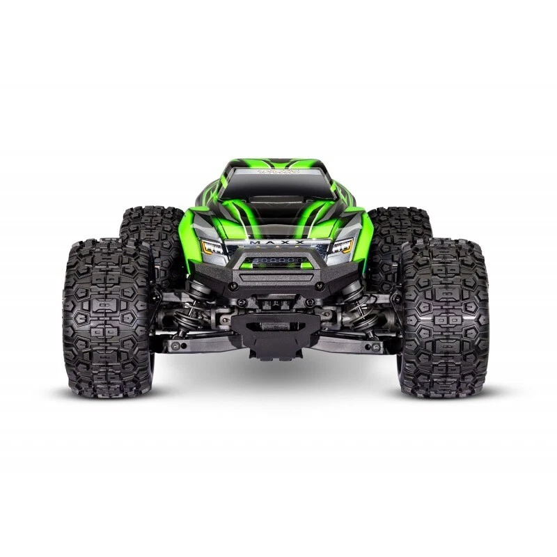 TRAXXAS MINI MAXX Green 4WD BL-S2 Monster Truck Brushless 1/16 2.4GHZ RC RTR - Immagine 2 di 4