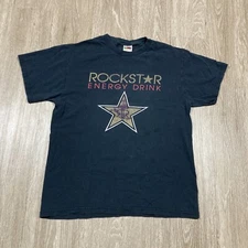 Rockstar Shirt M 90s 00s Y2k Energy Drink Streetwear Tee