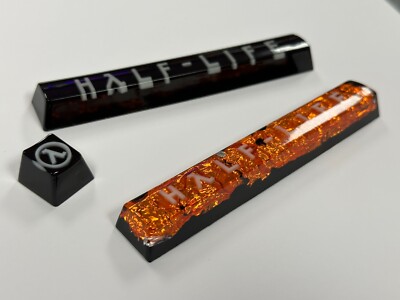 Artisan Space Bar (Size 6.25u) OEM Profile Half Life Game Inspired, Hand Made