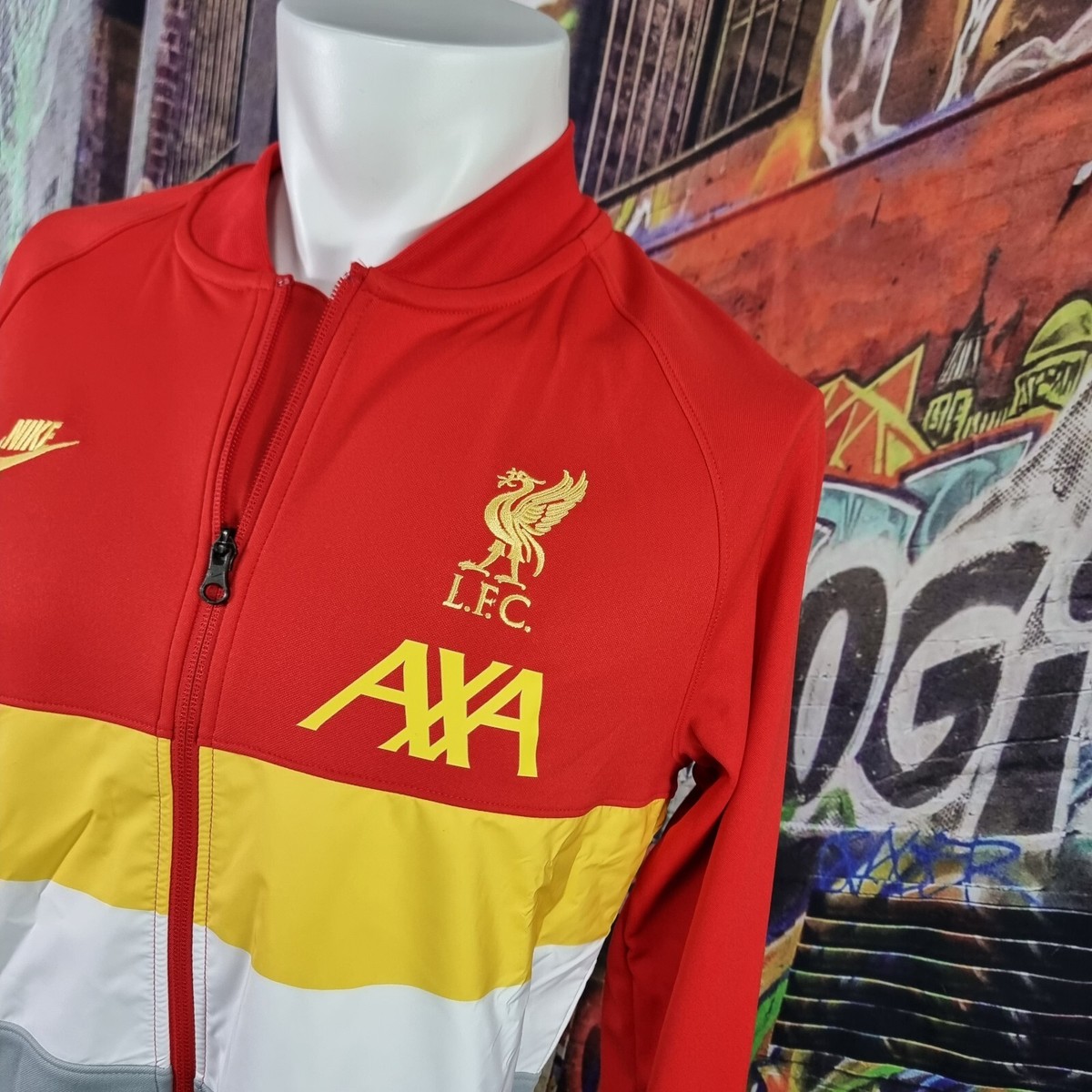 Nike Liverpool FC マッチジャケット Jacket Nike Liverpool FC 2024-2025 Pre-Match Lt Smoke Grey