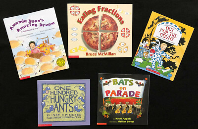 MATH STORY BOOKS - 5 Primary Books (1st - 3rd) -Learning Math through Literature