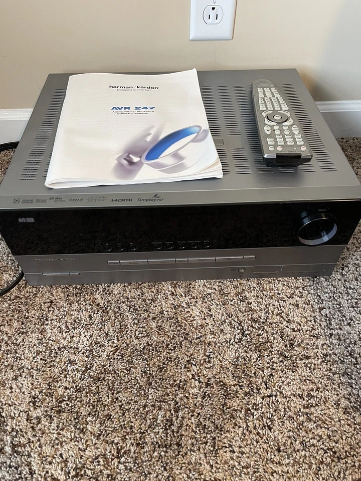 Harman Kardon AVR 247 7.1 Channel Home Theater Receiver/For Parts/#C245 - Image 3 of 3