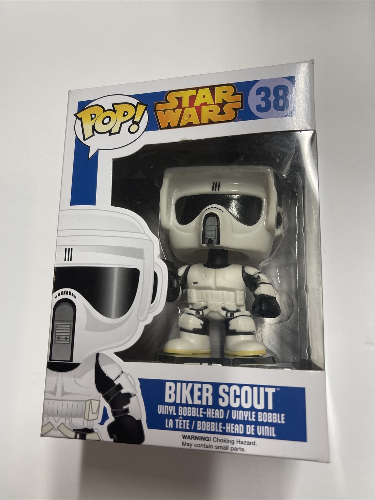 Funko Pop! Star Wars - Figura - Biker Scout #38 *Caja No Como Nueva*
