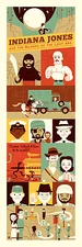 Dave Perillo Raiders of the Lost Ark Screen Print Signed & Numbered Ed 250