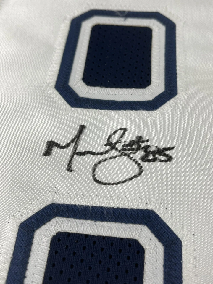 Camiseta de fútbol americano azul firmada por Martellus Bennett de los Dallas Cowboys (JSA) Foto 4 de 4