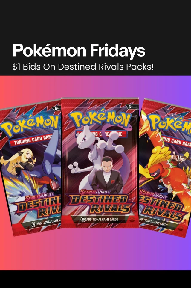 Destined Rivals CASE BREAK $1 Pack Auctions & Vintage Team Rocket