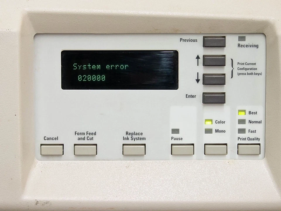 HP C4704A DesignJet 2500cp Color Plotter 600 DPI - Printer w/Error Codes- AS IS - Image 2 of 4