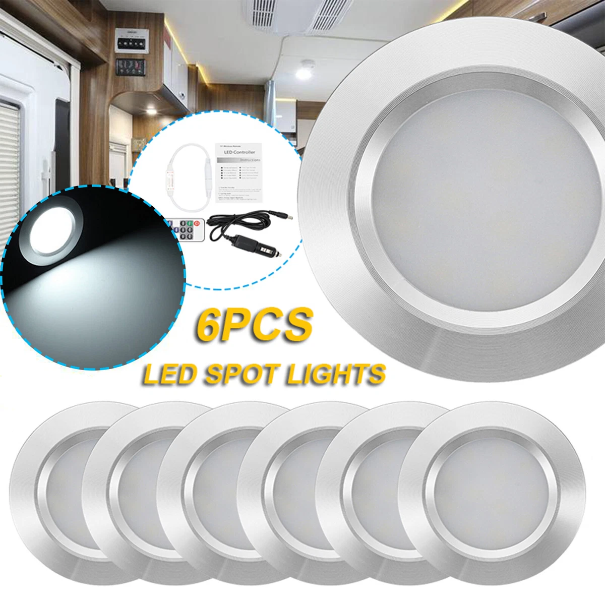 12v downlight campervan deals