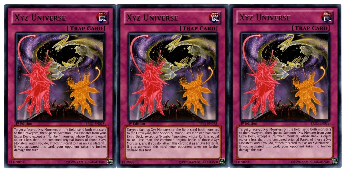 Yugioh 3X - Xyz Universe - Rare - 1st Edition - PRIO-EN078 - NM | eBay