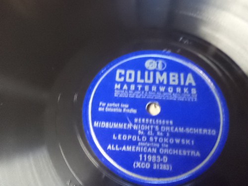 Columbia Masterworks 12" 78/Leopold Stokowski & All-American Orchestra/E!!! - Bild 2 von 3