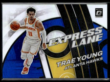2021-22 Donruss Optic Express Lane Blue #5 Trae Young 66/85  BK01R02D