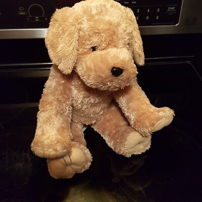 The Bear Factory 2001 Puppy Dog Plush Stuffed Animal Golden