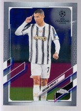 2020-21 Topps Chrome Soccer UCL UEFA Champion League Base #100 Cristiano Ronaldo