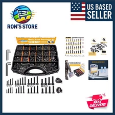 Complete 3670-PC Metric Screw Assortment with Wrench: Anti-Rust & Corrosion-Free