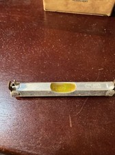 Vintage Stanley No. 187 Pocket Hexagon Level Made In USA Clean Nice Bubble