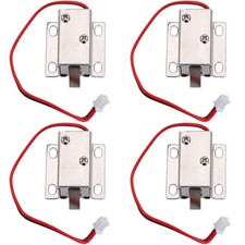 Electronic Latch Lock Catch Door /12V Electro-magnet Release Solenoid Slant Slug