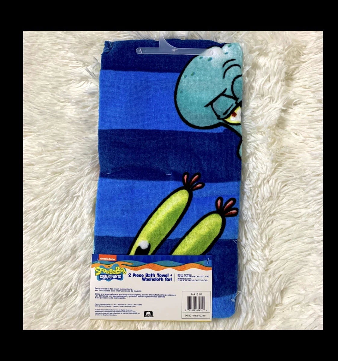 Spongebob towel set 2025