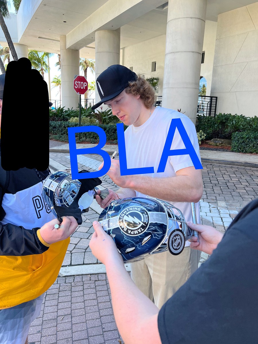 ANDREI VASILEVSKIY 88 Tampa Bay Lightning SIGNED Autograph Goalie