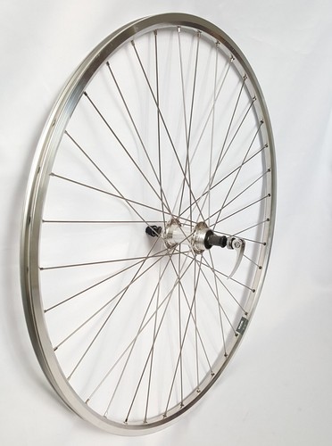 Rennrad Hinterrad für Vintage Rennräder 28 Zoll poliert 13-622 Rennradfelge - Bild 1 von 4