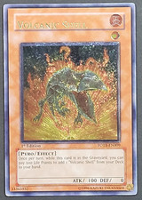 Yugioh TCG Card - 1x Volcanic Shell - FOTB-EN009 - Ultimate MP - 1st - Misprint!
