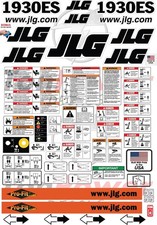 Fits Jlg 1930es Pro-fit Scissor Lift Decal Kit Laminated 3m Vinyl