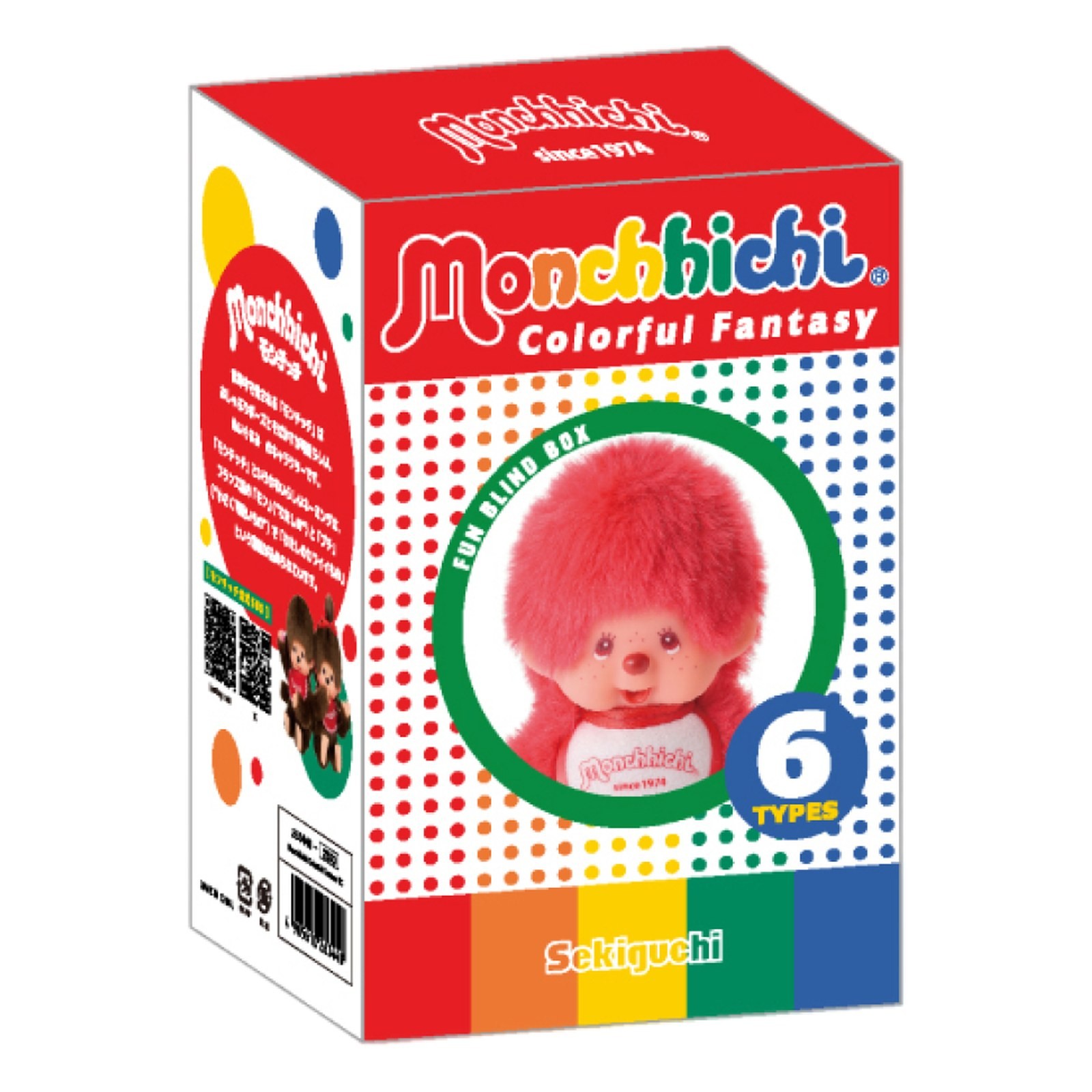 Monchhichi Colorful Fantasy Sealed Case (1 Blind Box) Plush Doll Sekiguchi