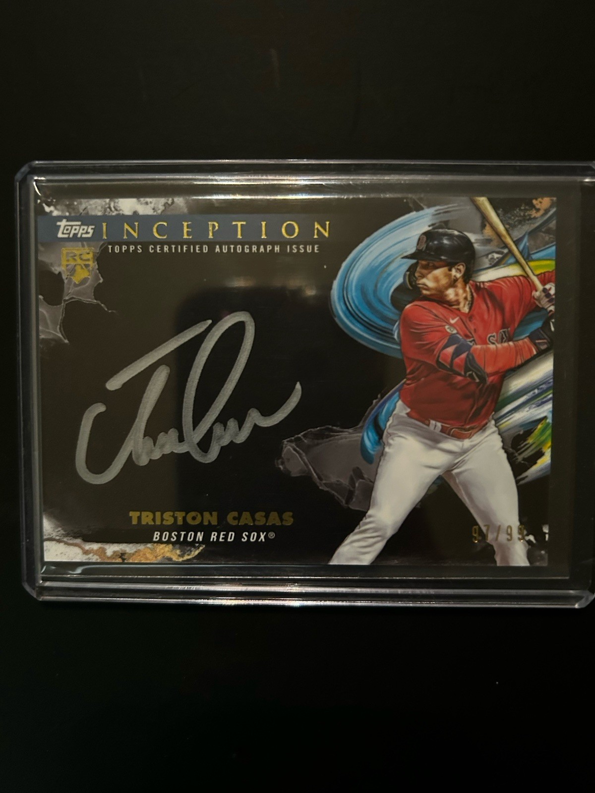 2023 Topps Inception - Silver Signings Triston Casas #ISS-TC 97 /99 (AU, RC)