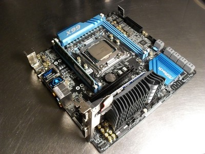 16GB DDR4 (Max 256GB) + Nvidia GT710 + 8 Core Intel + Asrock X99m Extreme 4 mATX