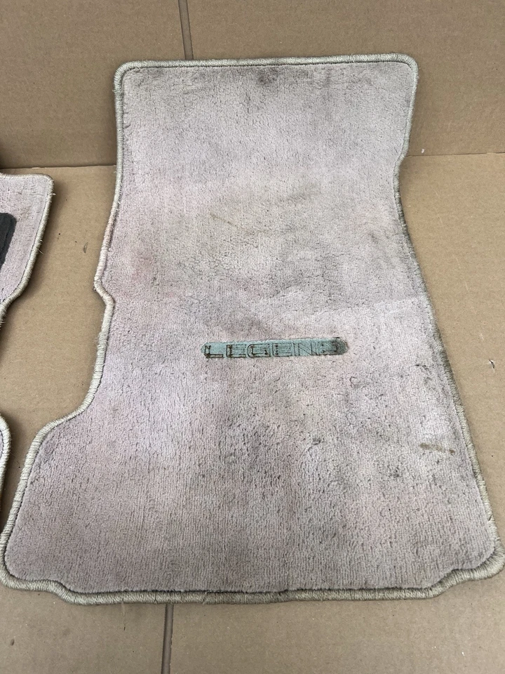 Alfombrillas delanteras Acura Legend 1991-1995 OEM KA7 KA8 BEIGE BRONCEADO Foto 3 de 4