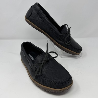 Minnetonka Men\'s Black Moccasins Minnetonka 899 MOOSEHIDE CLASSIC Black Moccasins - Family  main image 4