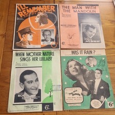 x4 Campbell Connelly Co Piano Keyboard Organ Sheets Bundle Vintage Music