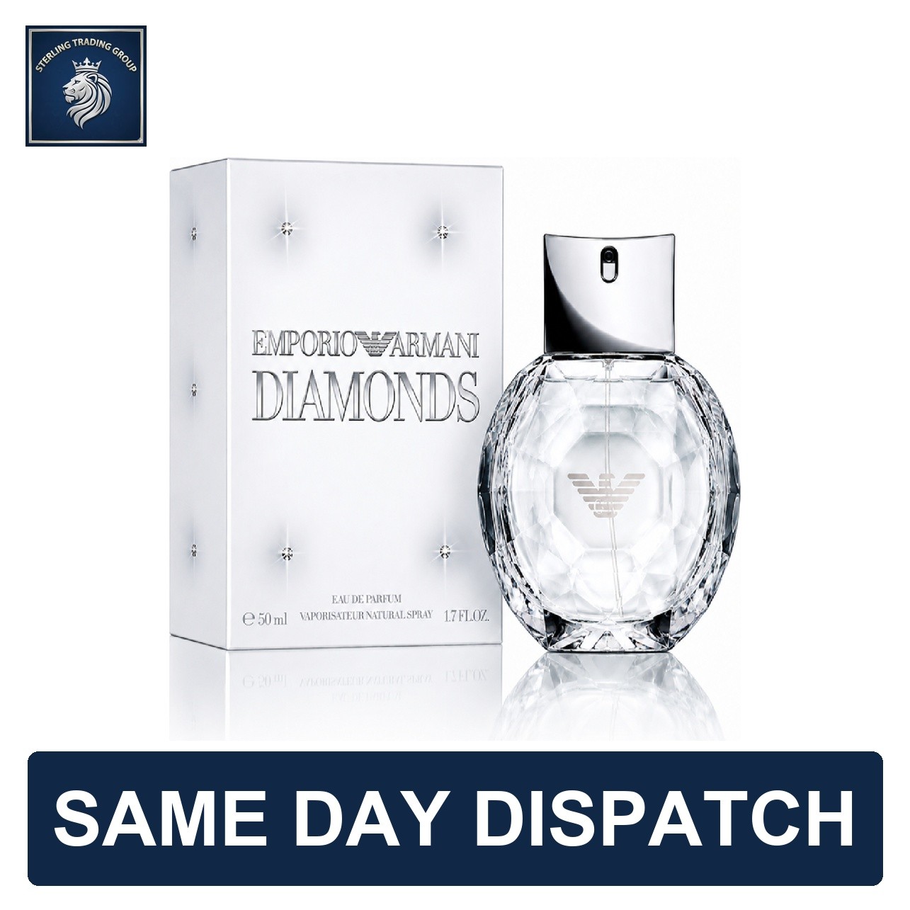 Emporio Armani Diamonds 1.7oz Women Eau de Parfum Spray S53B - Image 7