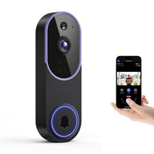 WiFi Ring Doorbell 1080P HD Security Camera Wireless Door Bell Camera With Chime