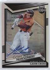 2022 Elite Extra Edition Prime Numbers A Signatures /210 Gavin Cross #9 Auto 0g4