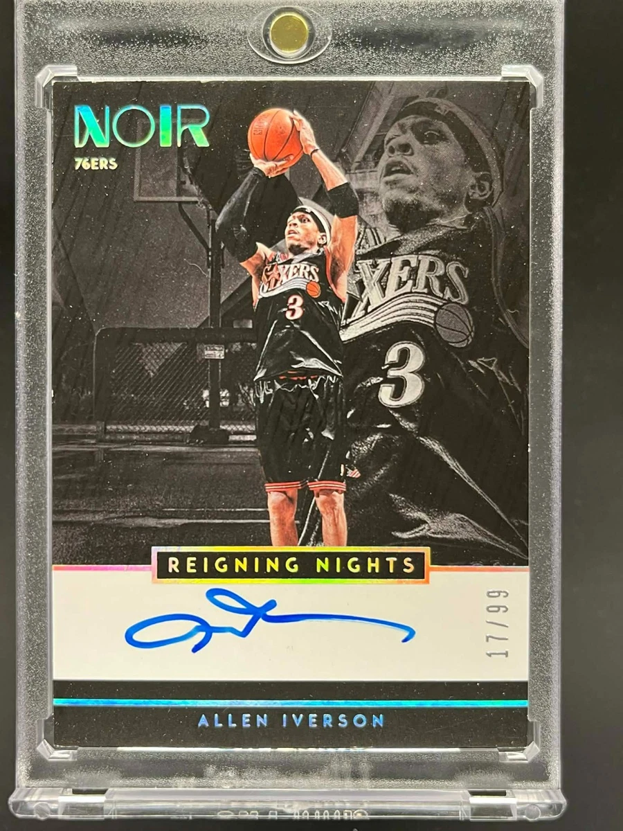 Panini Allen Iverson Basketball Autographed Sports Trading Cards