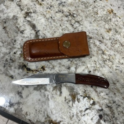 1990 SNAP ON ANNIV. KERSHAW 4200 BIG JOE LOCK BACK POCKET KNIFE w/SHEATH