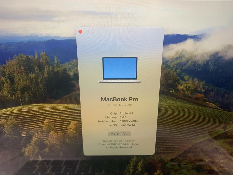 Apple Macbook Pro 13.3-inch (10GPU, Silver) 3.5Ghz 8-Core M2 (2022) MNEP3LL/A - Image 4 of 4